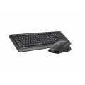 Беспроводной набор клавиатура - мышь A4Tech Fstyler FGS1035Q (Grey) - 2