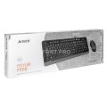 A4-Tech F1010 - USB Проводной комплект мышки и клавиатуры (Black - Grey) - 0