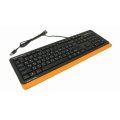 Клавиатура A4Tech Fstyler FK10 USB (Orange) - 0