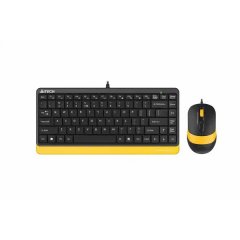 Компактный проводной набор клавиатура-мышь A4Tech Fstyler F1110 (Bumblebee)