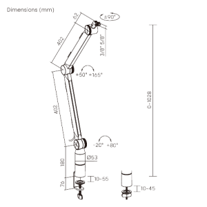 Микрофонная стойка, MICROPHONE STAND  MDS20-1L