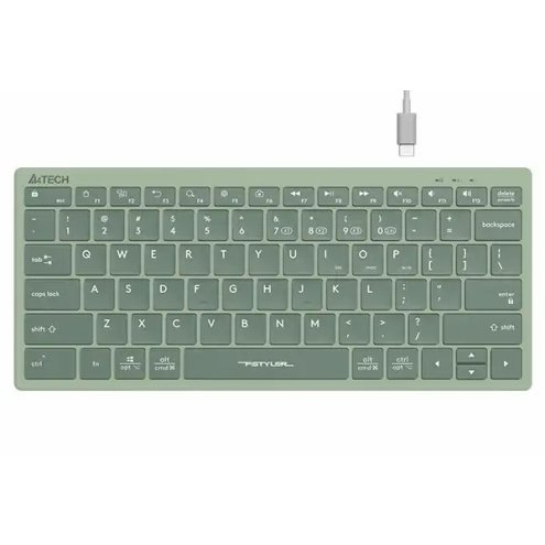 Беспроводная клавиатура A4tech FSTyler FBX51C (MATCHA GREEN)