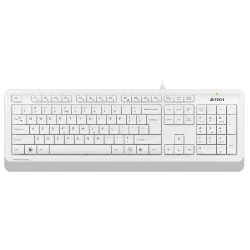 A4Tech FK10 USB Проводная клавиатура White/Grey