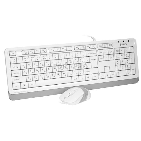 A4-Tech F1010 - USB Проводной комплект мышки и клавиатуры (BLACK+WHITE)